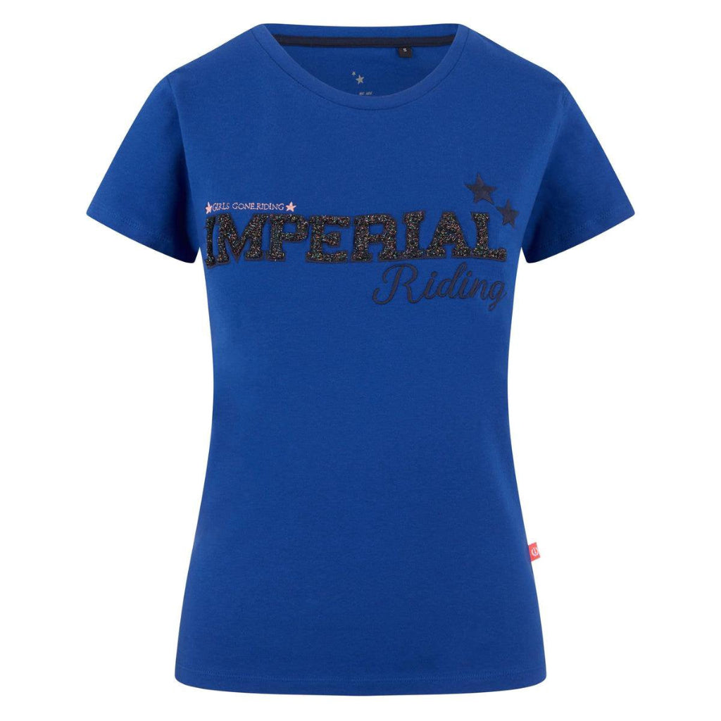 Imperial Riding T-shirt Fancy2 Kobalt Blauw XS