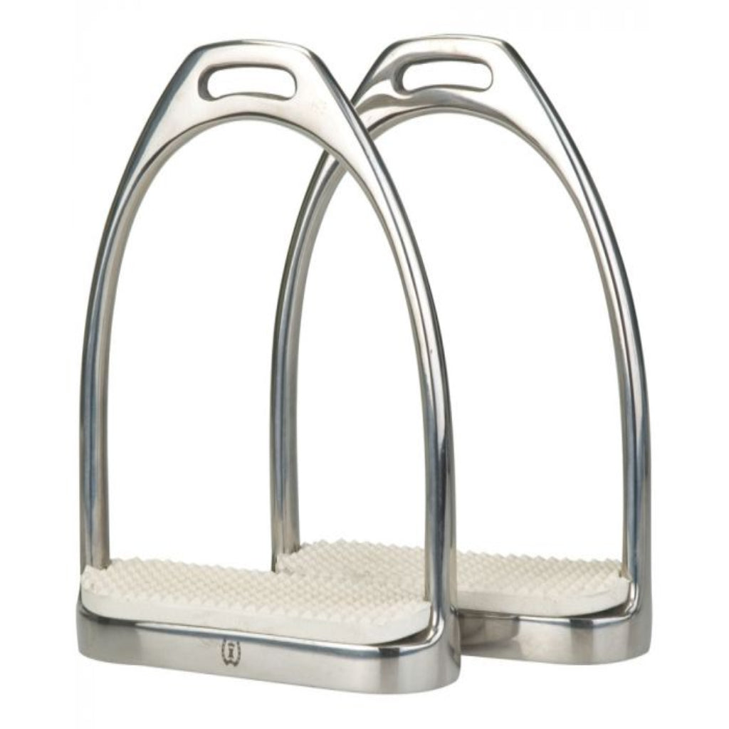 Imperial Riding Fillis-beugels zwaar RVS met zwarte zooltjes 12 CM