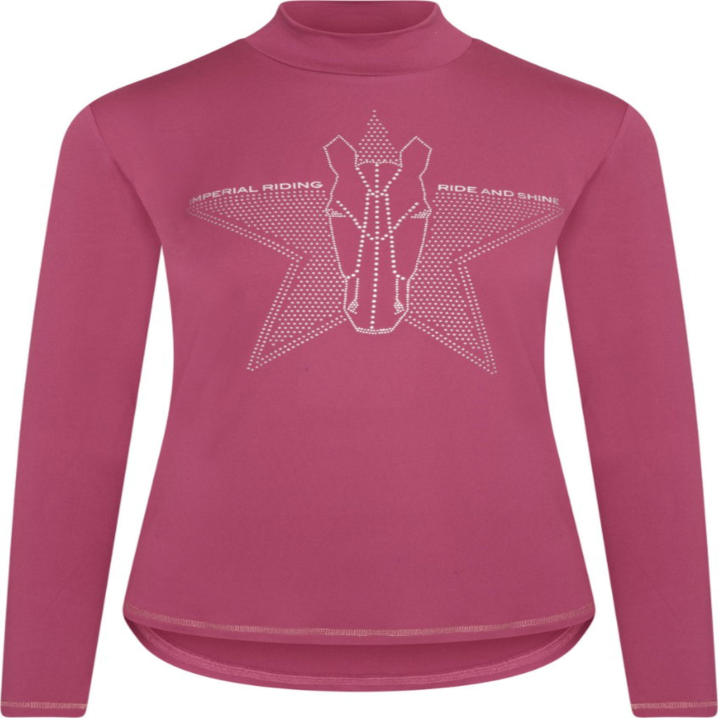 Imperial Riding Tech Top Belle Star Pink Flower 128