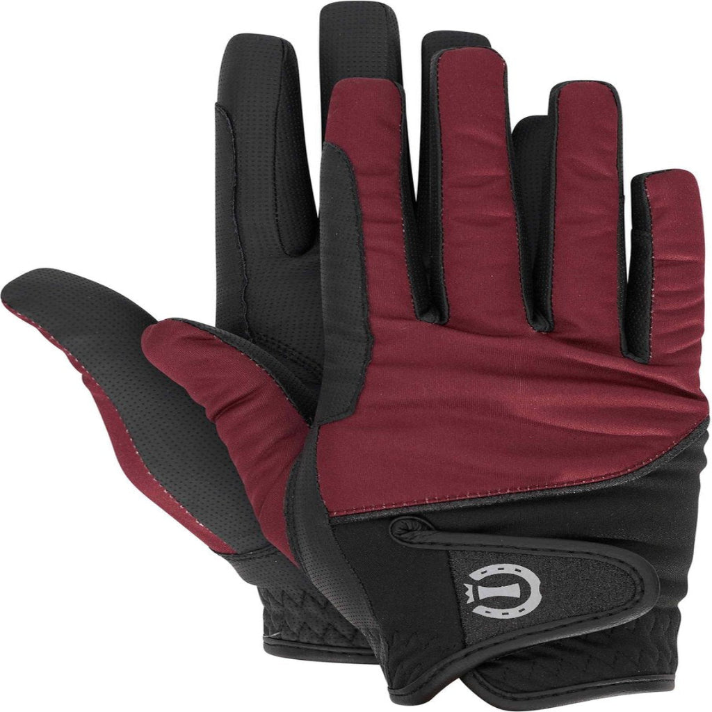 Imperial Riding Handschoen Sporty Shimmer Dark Rosy S