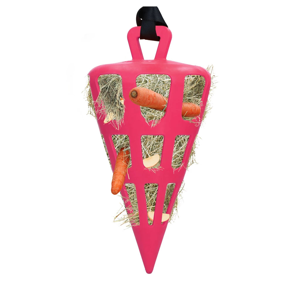 Hay Slow Feeder Fun & Flex Carrot Roze