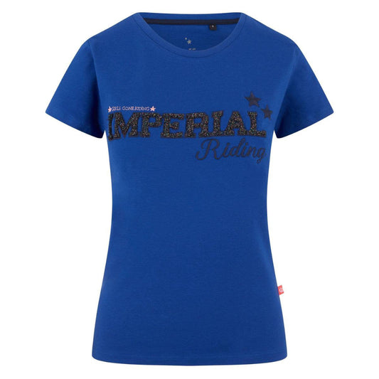 Imperial Riding T-shirt Fancy2 Kobalt Blauw XS