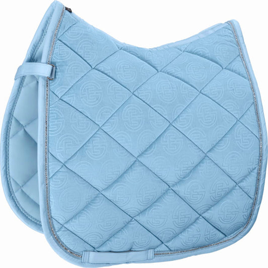 Zadeldek Eskadron Reflexx Velvet Crystal Lightblue Dressuur Pony