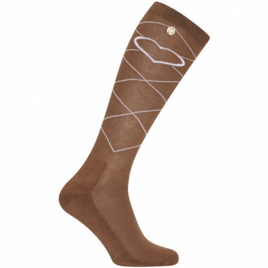 Imperial Riding Rijsokken IRHImperial Heart Walnut 35-38