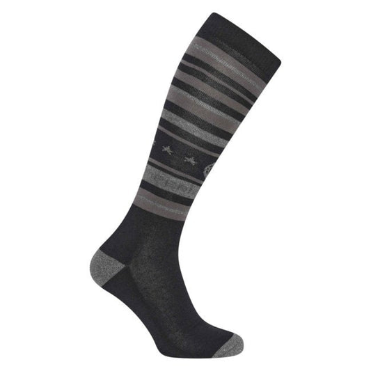 Imperial Riding Rijsokken IRHStripy Sparkle Zwart 35-38