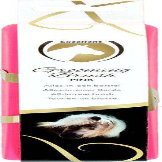 Excellent Horse Grooming Brush Roze Medium
