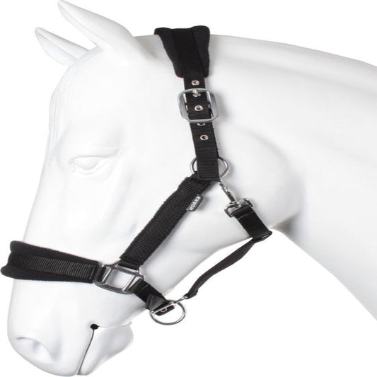Horka - Halster Fleece Zwart Pony