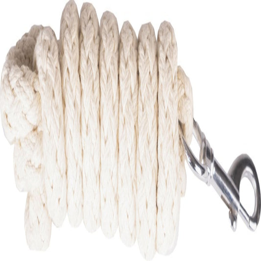 Horka Halstertouw met Karabijnsluiting Wit