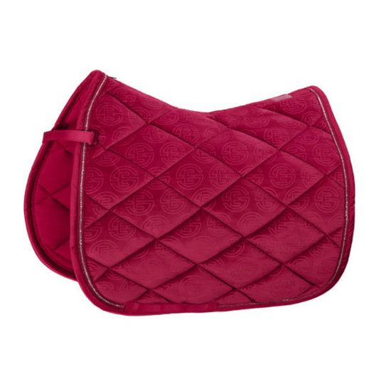 Zadeldek Eskadron VELVET CRYSTAL, Maroon, DR, Pony