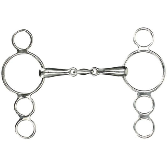 Pessoabit 3Rings Dubbelgebroken 12,5 cm